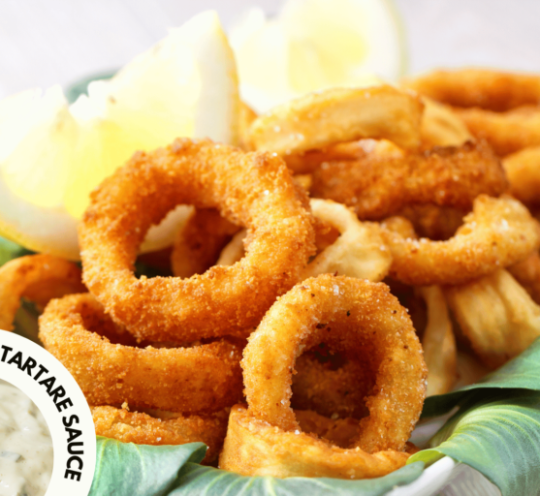 Handmade Crumbed Calamari Rings